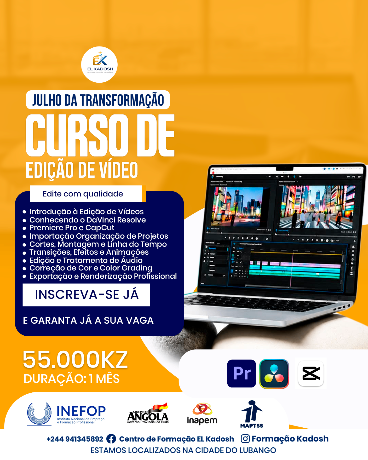 Edição de vídeo