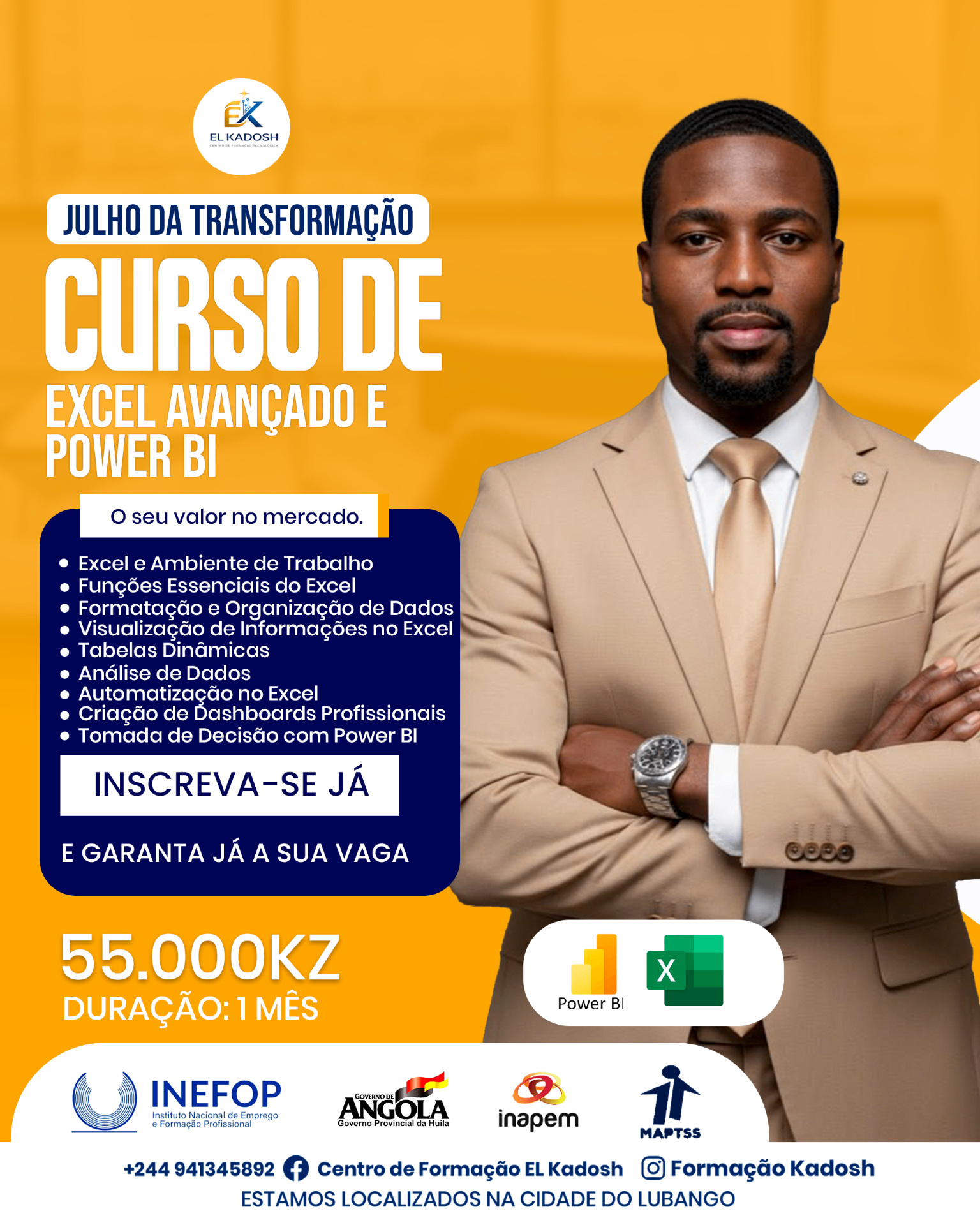 Excel avançado e Power BI